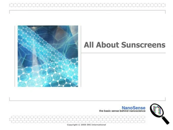 All About Sunscreens
