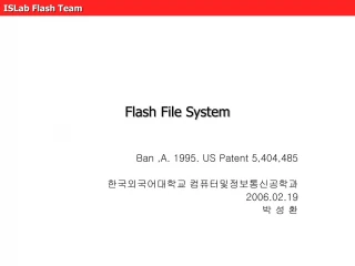 Flash File System - slide 1