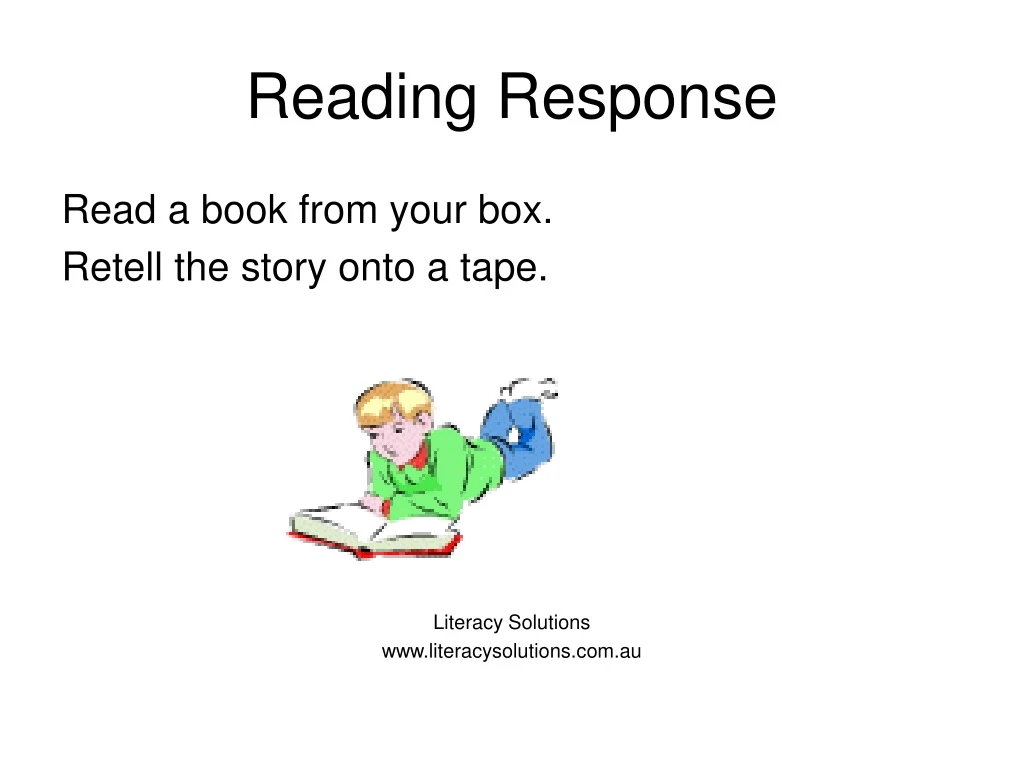 reading response