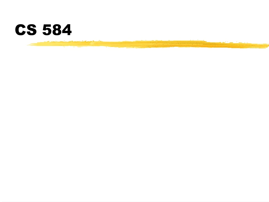 cs 584