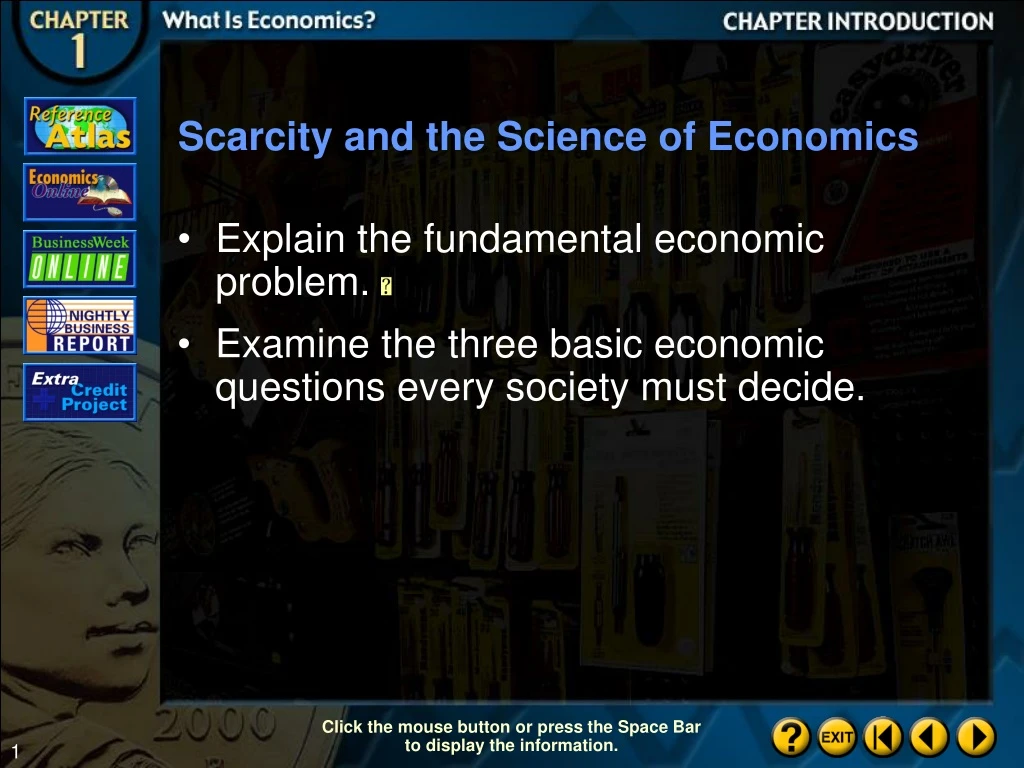 scarcity and the science of economics