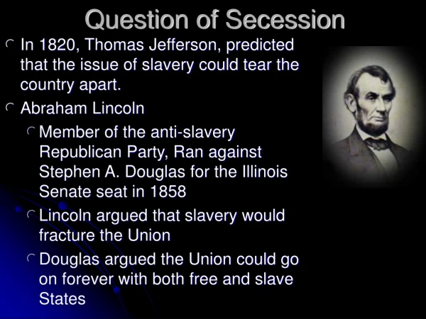 Question of Secession