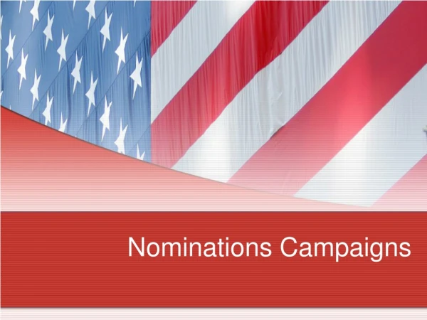 Nominations Campaigns