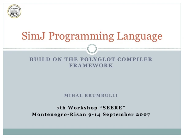 SimJ Programming Language