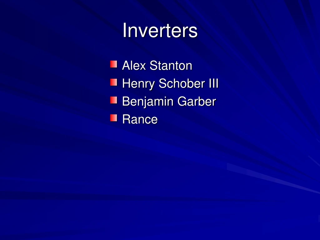 inverters