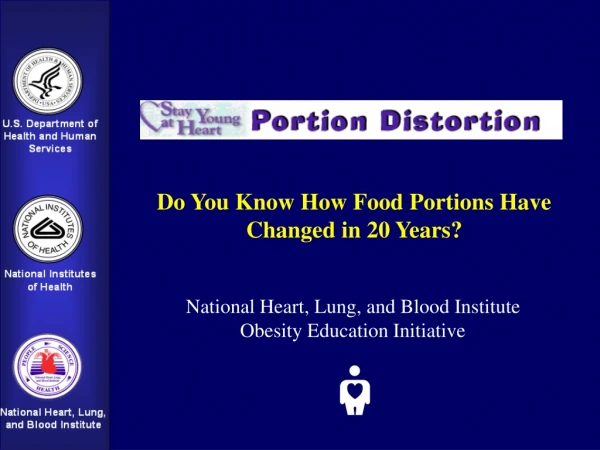 Do You Know How Food Portions Have  Changed in 20 Years?