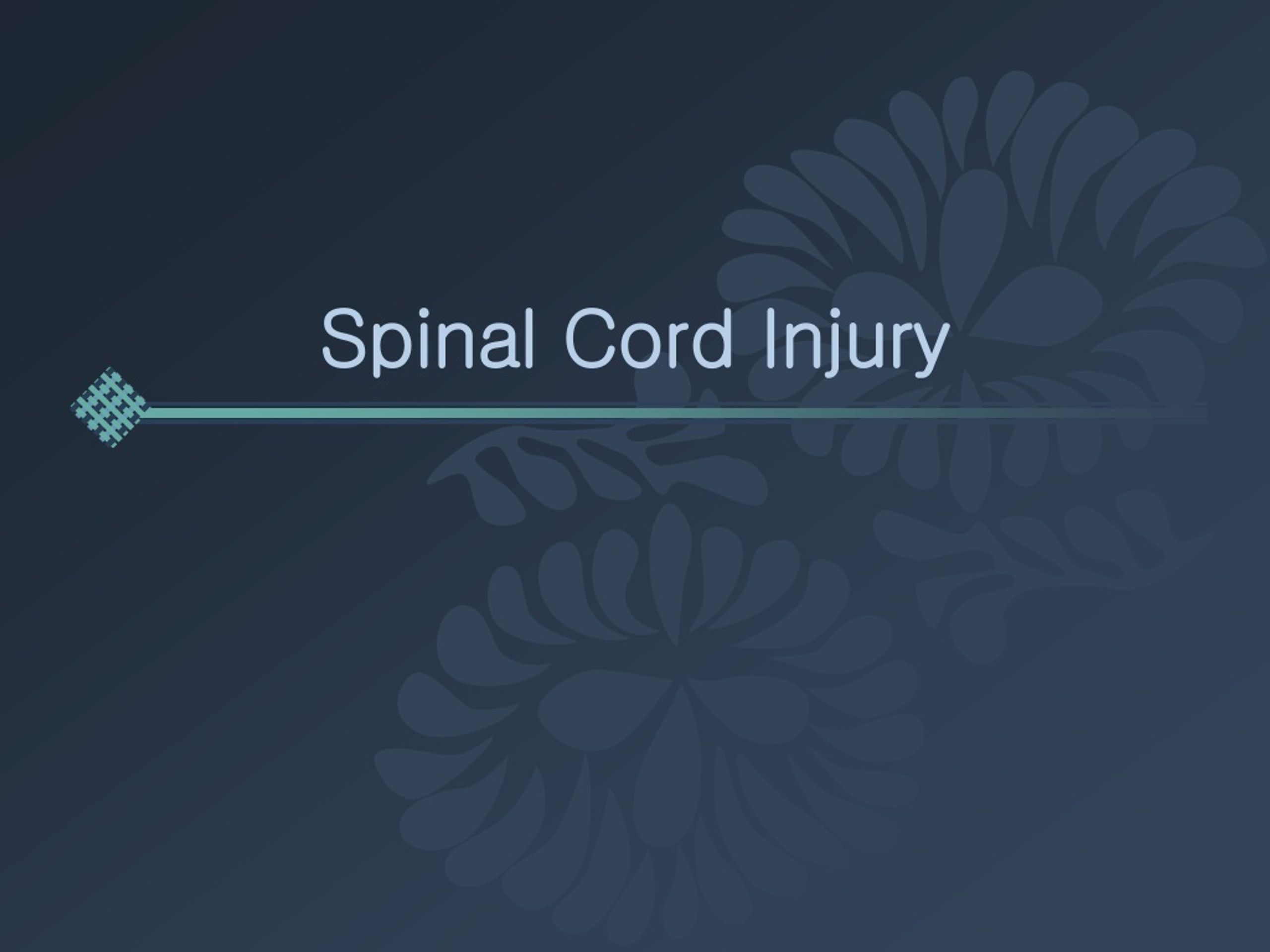 PPT - Spinal Cord Injury PowerPoint Presentation, free download - ID ...