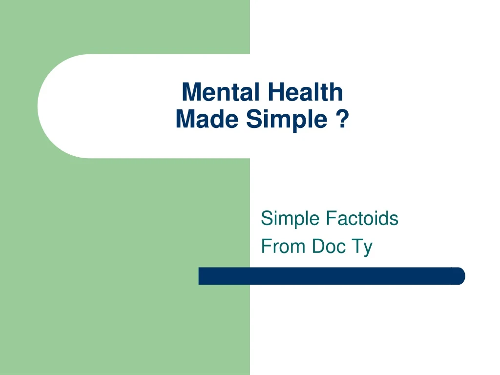 mental health made simple