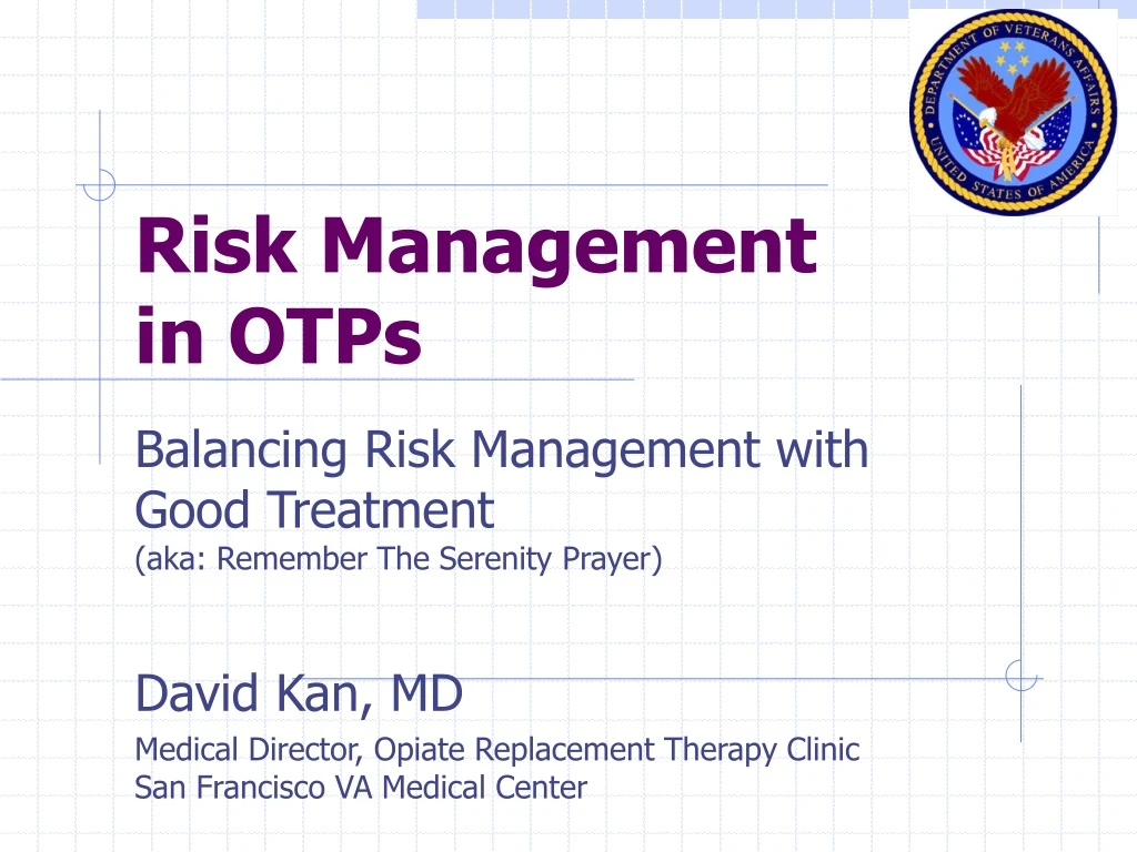 risk management in otps