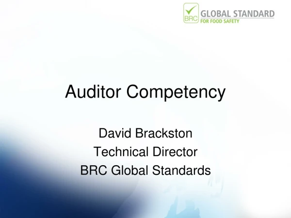 Auditor Competency