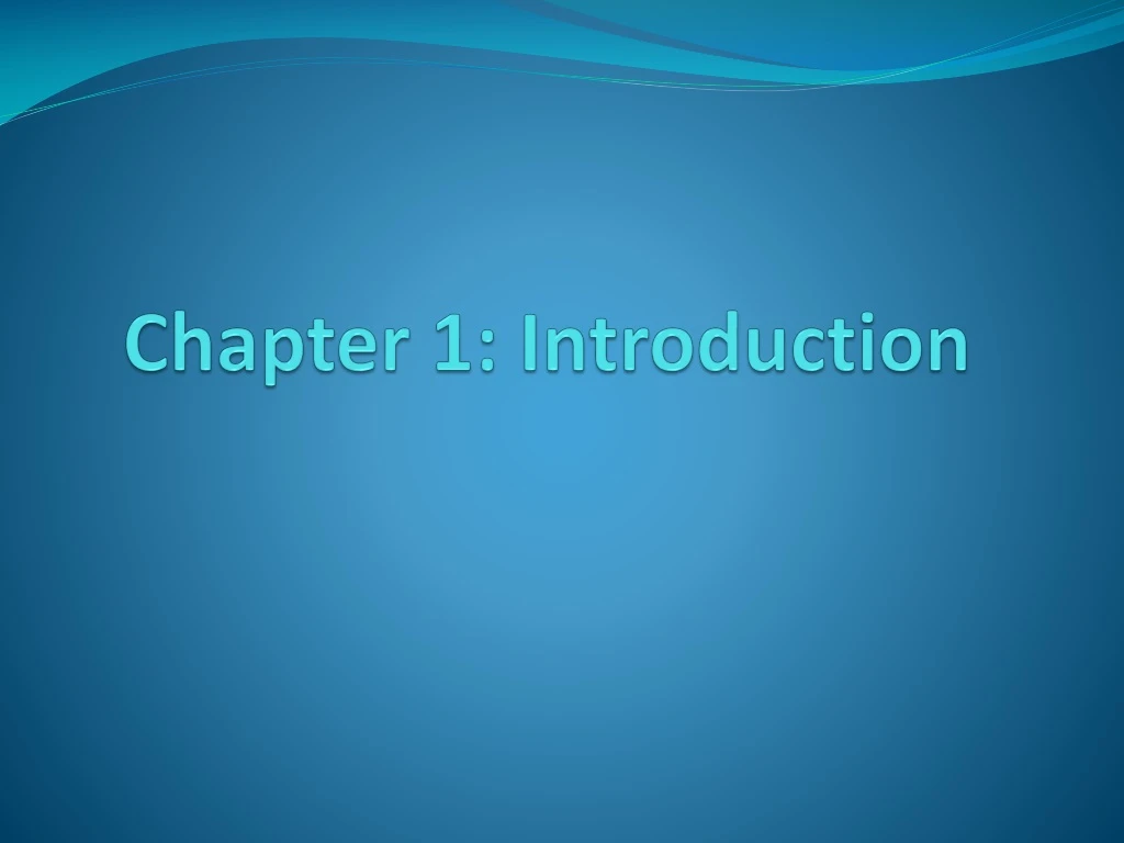 chapter 1 introduction