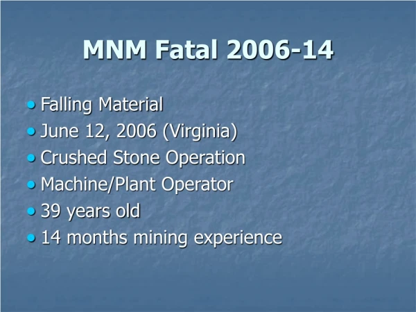 MNM Fatal 2006-14