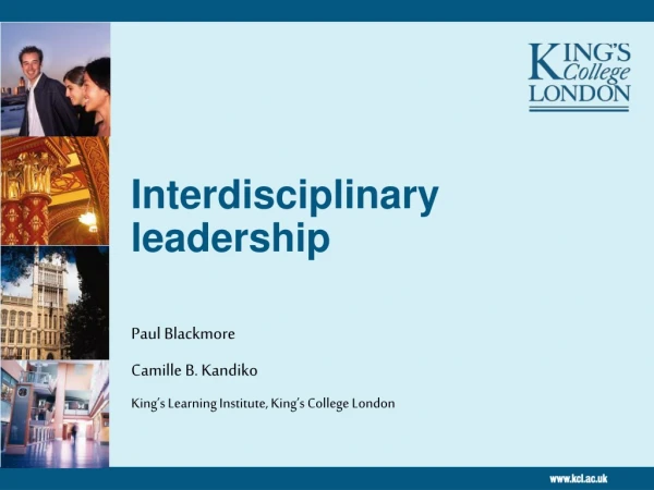 Interdisciplinary leadership