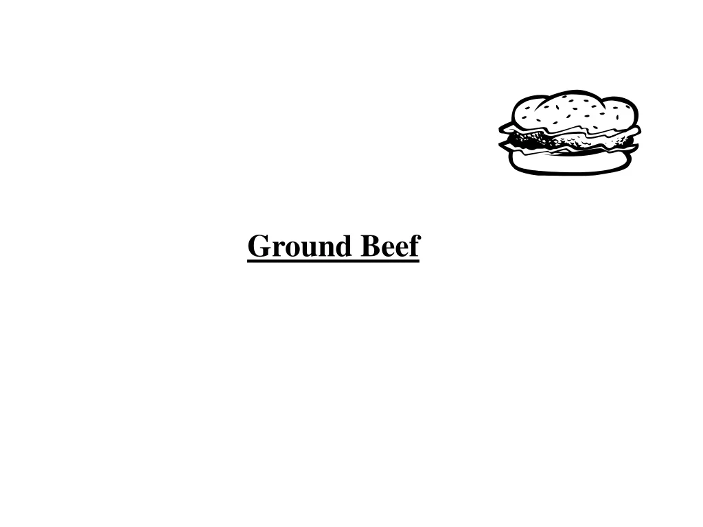 ground beef