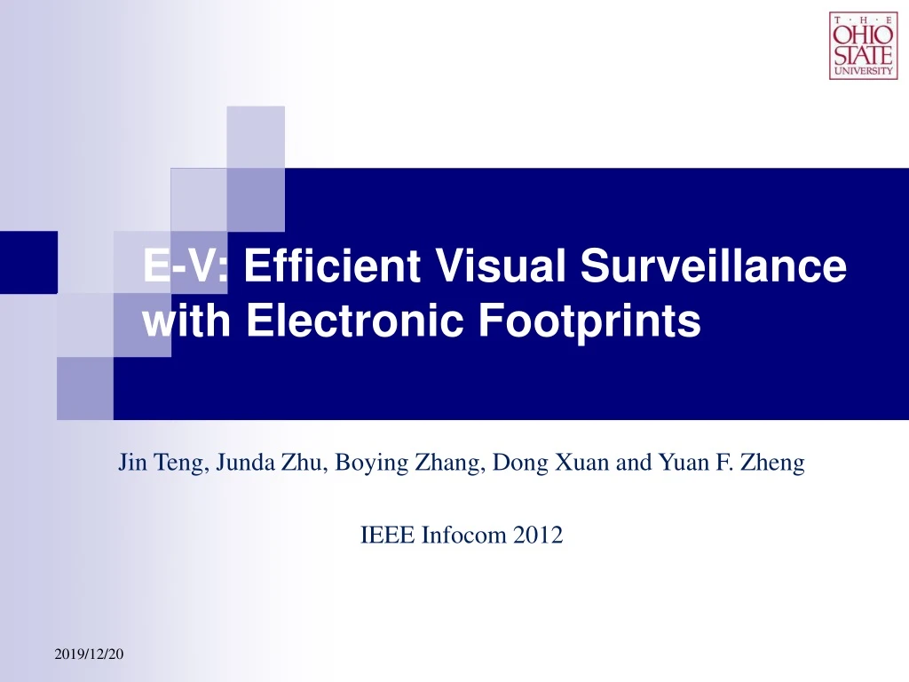 e v efficient visual surveillance with electronic