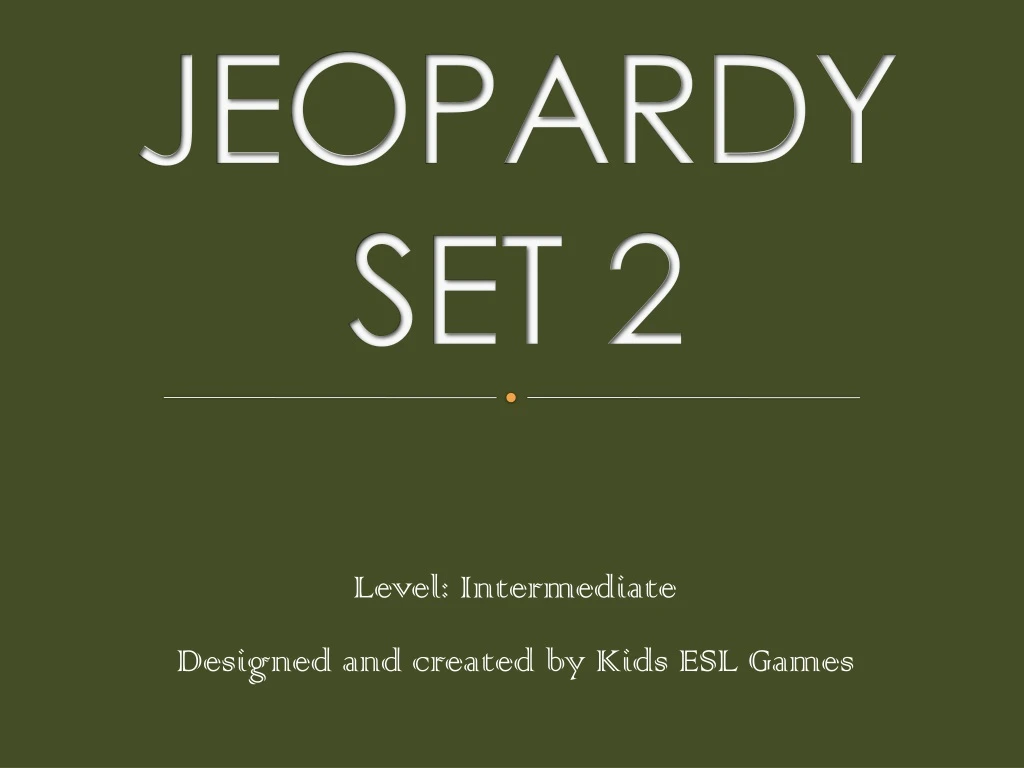 jeopardy set 2