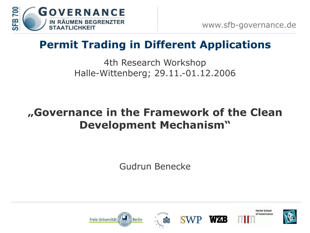 permit trading in different applications