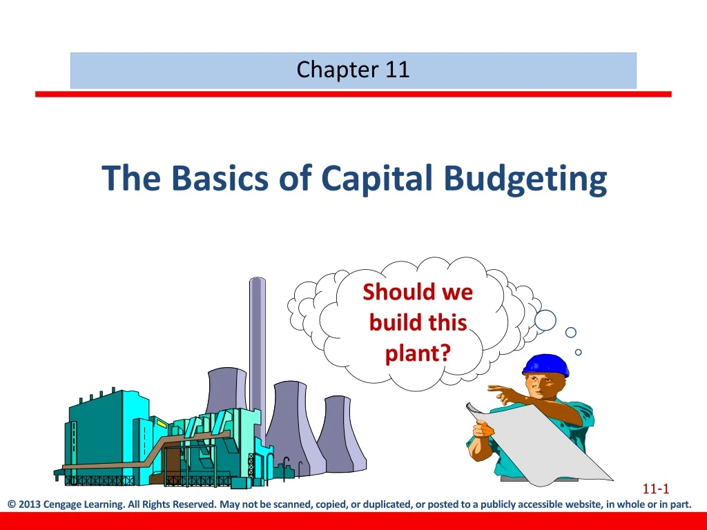 the basics of capital budgeting