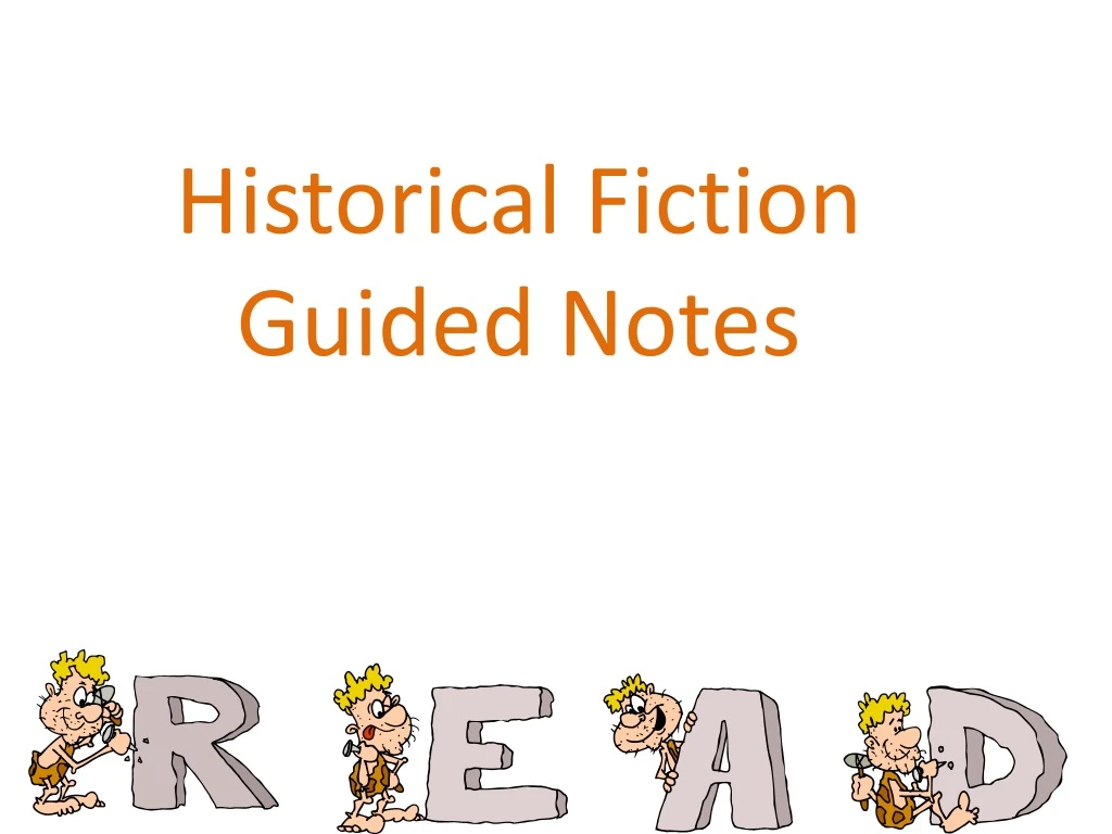 historical fiction guided notes