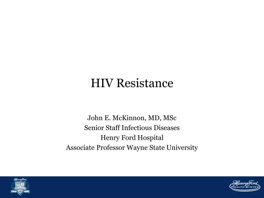 hiv resistance