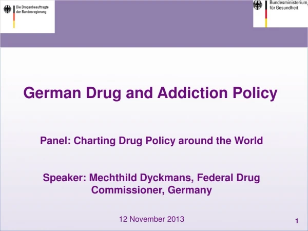 German Drug and Addiction Policy