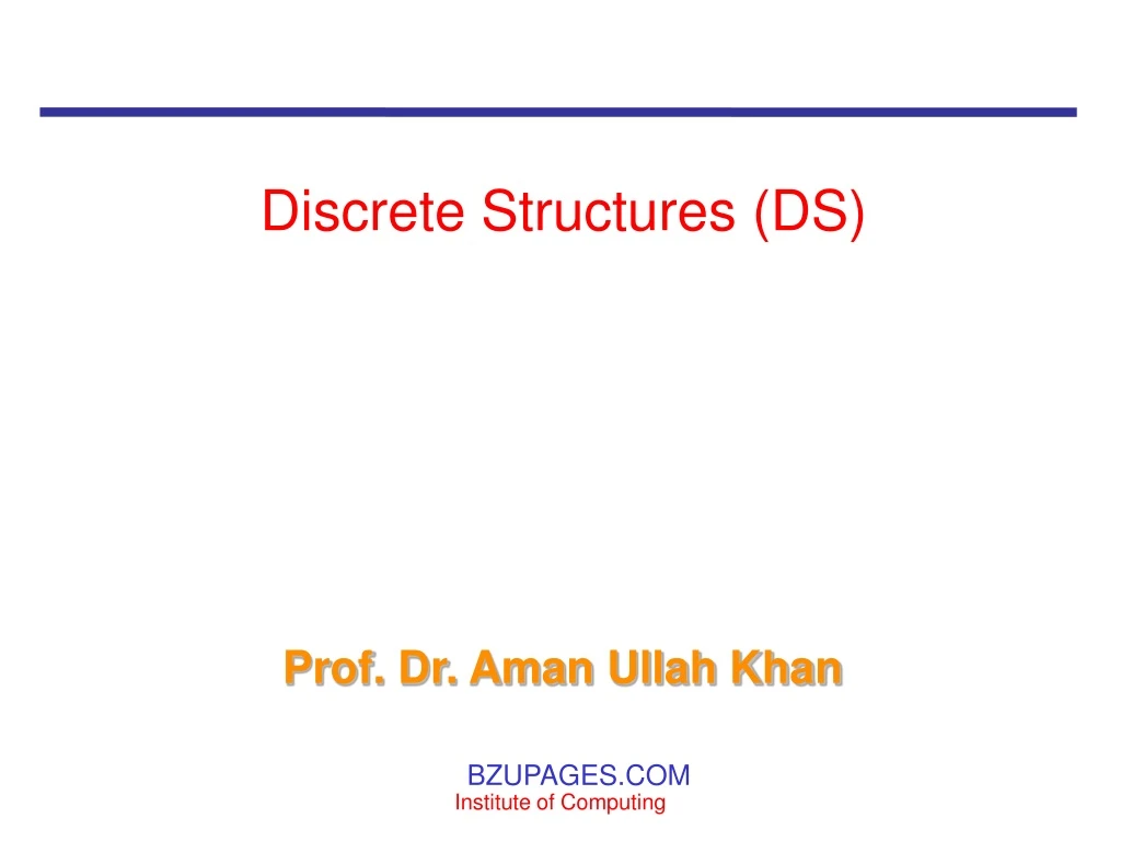 discrete structures ds