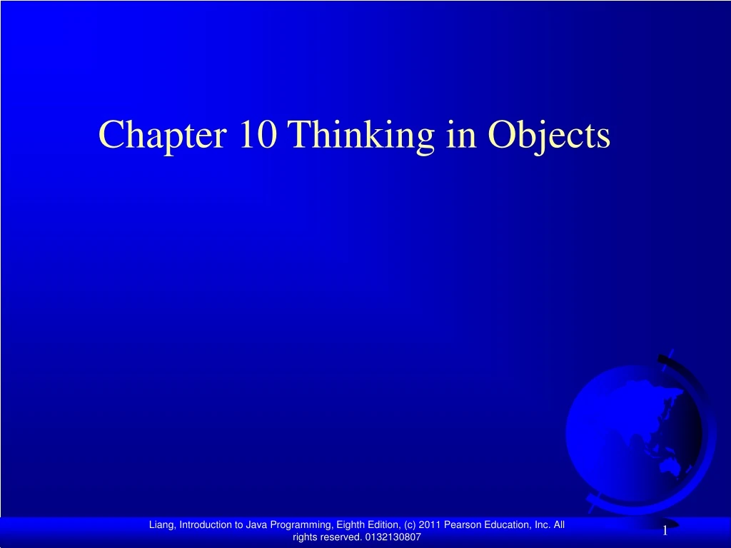 chapter 10 thinking in objects