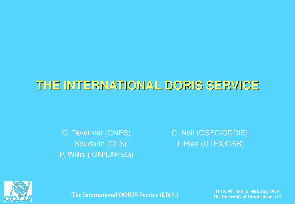 the international doris service