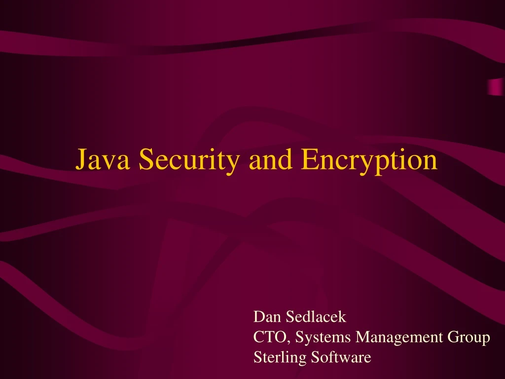 java security and encryption