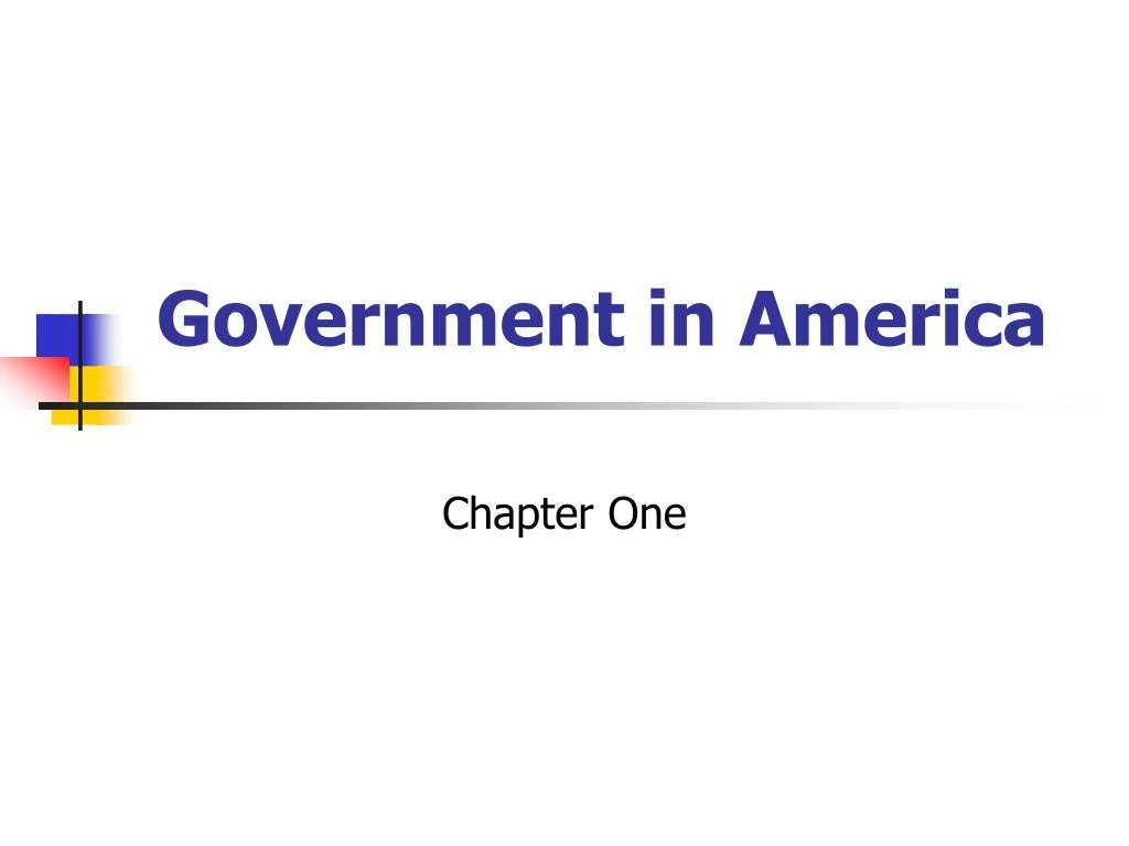 government in america