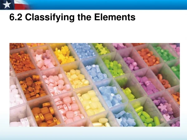 6.2 Classifying the Elements