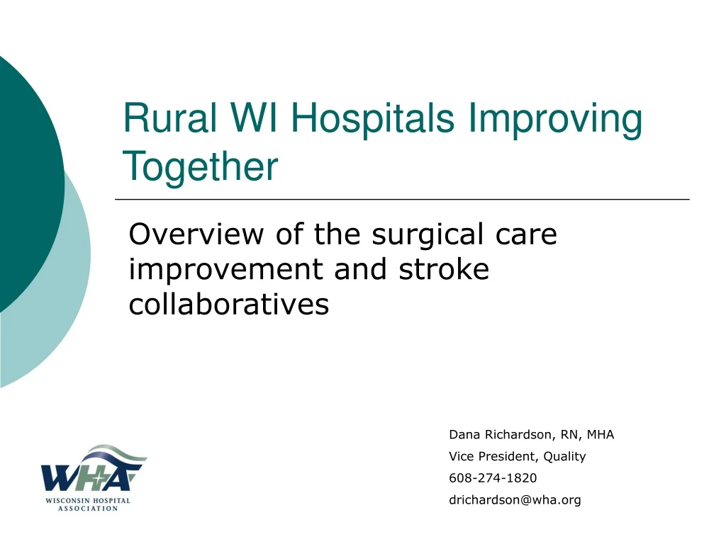 rural wi hospitals improving together