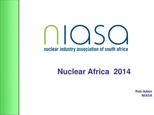 Nuclear Africa   2014  Rob Adam NIASA