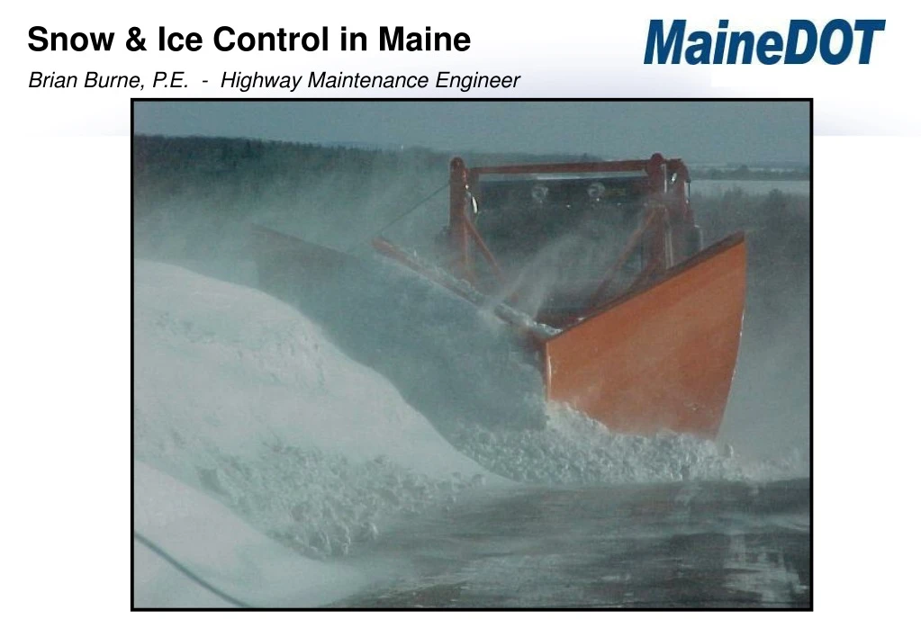 snow ice control in maine