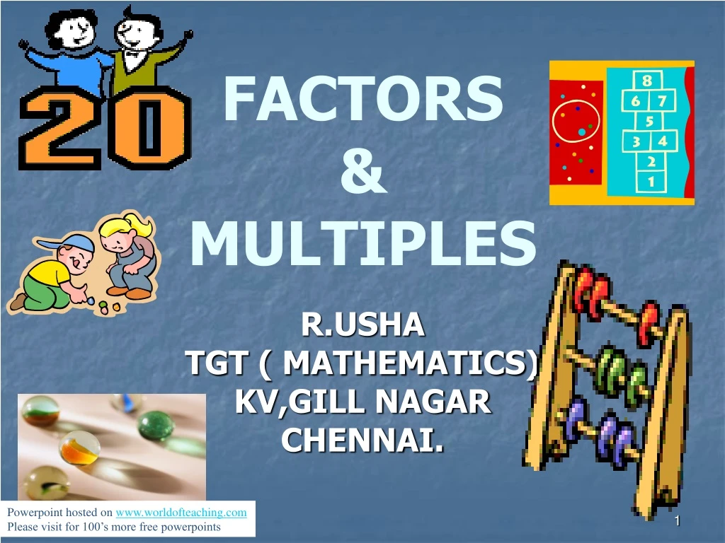 factors multiples