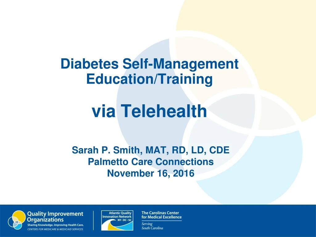 diabetes self management education training via telehealth