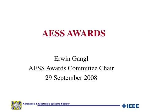 AESS AWARDS
