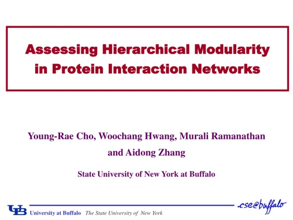 Young-Rae Cho, Woochang Hwang, Murali Ramanathan  and Aidong Zhang