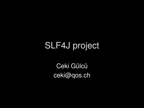 SLF4J project