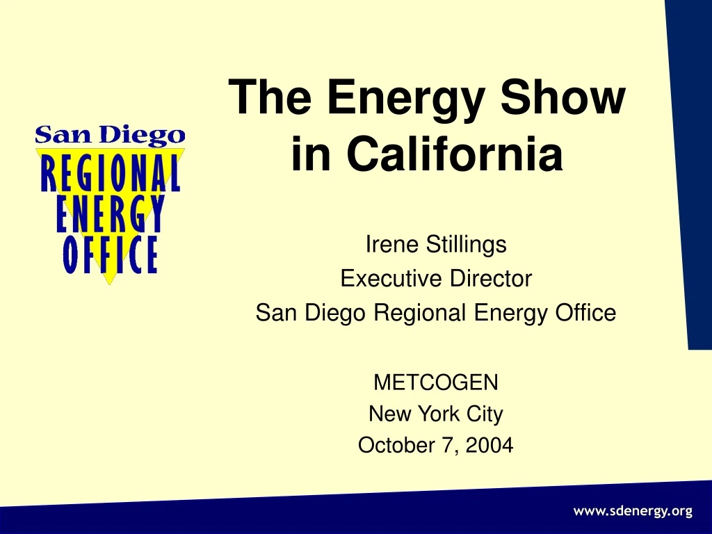 the energy show in california