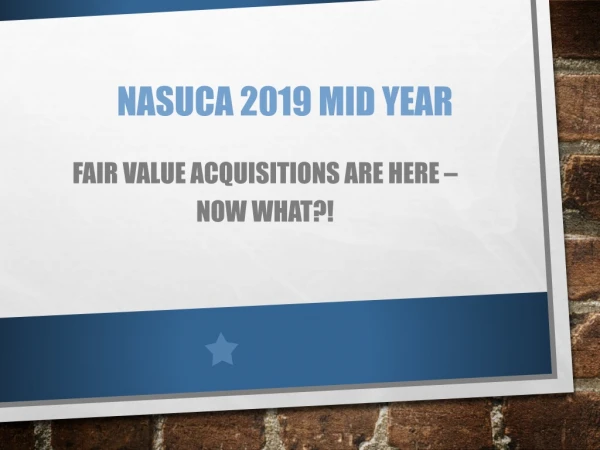 NASUCA 2019 MID YEAR