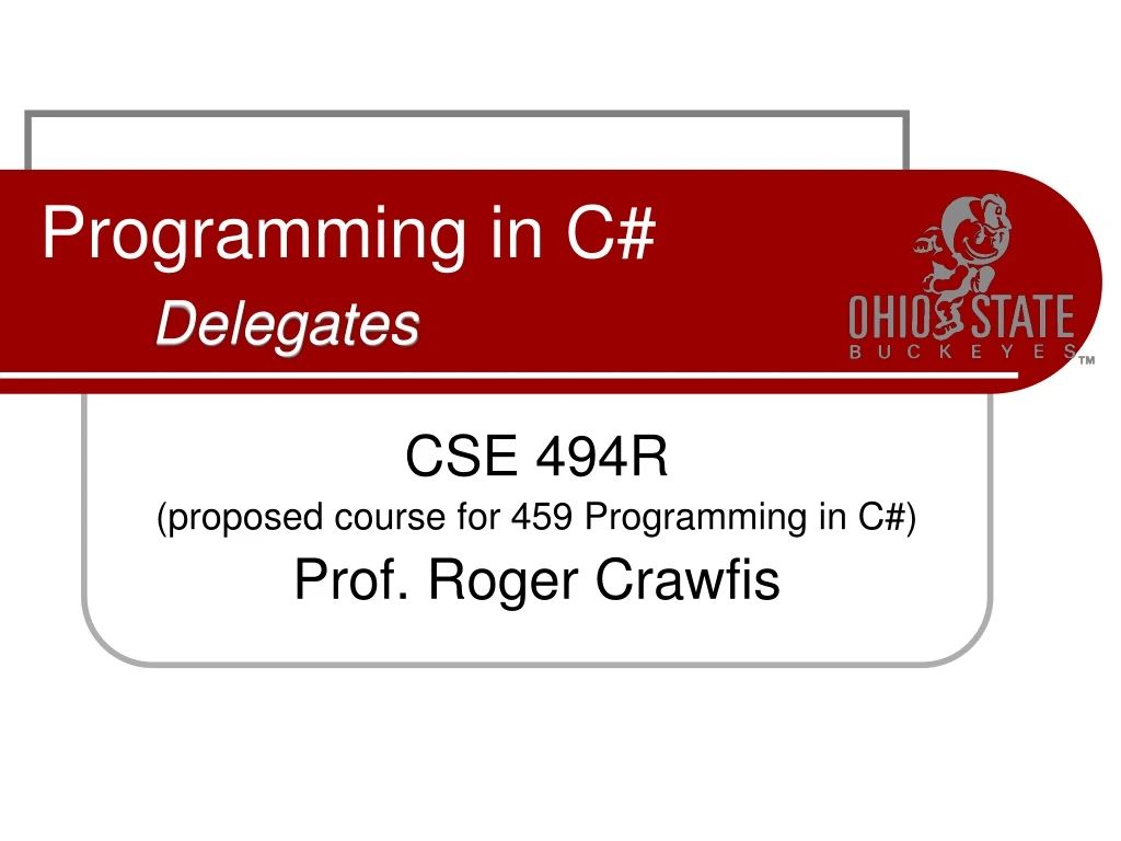 programming in c delegates