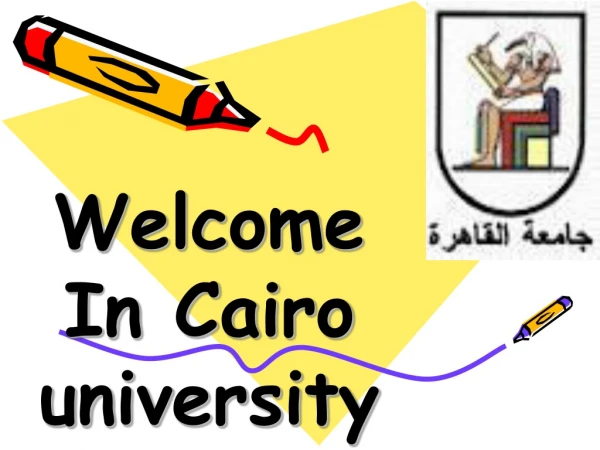 Welcome In Cairo university