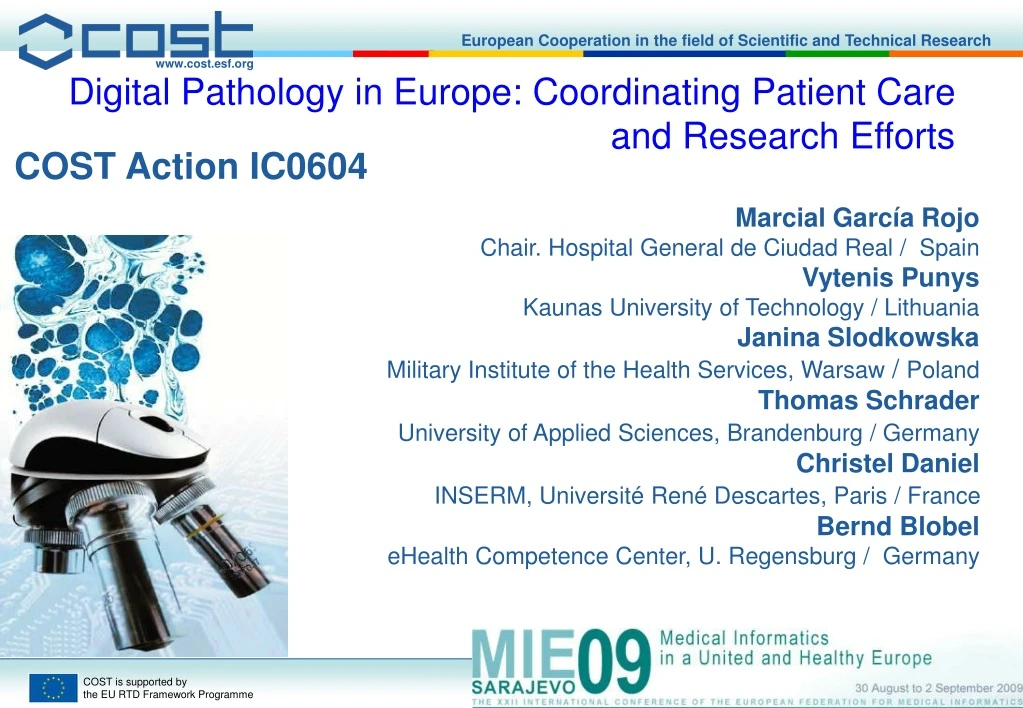 digital pathology in europe coordinating patient
