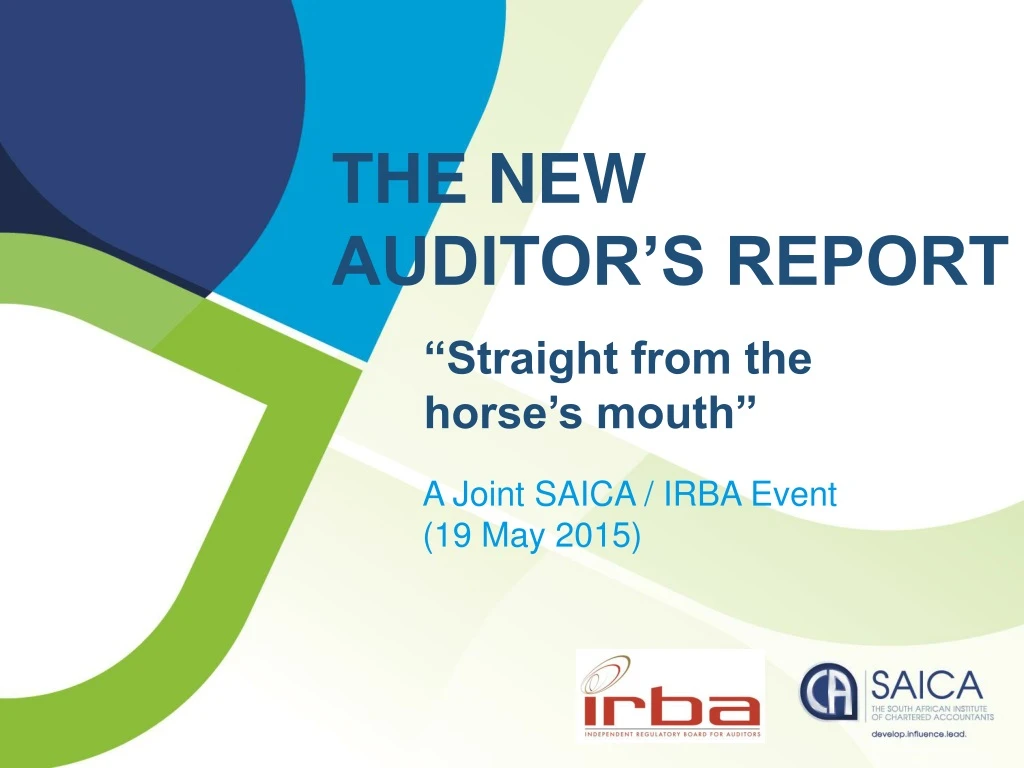 the new auditor s report