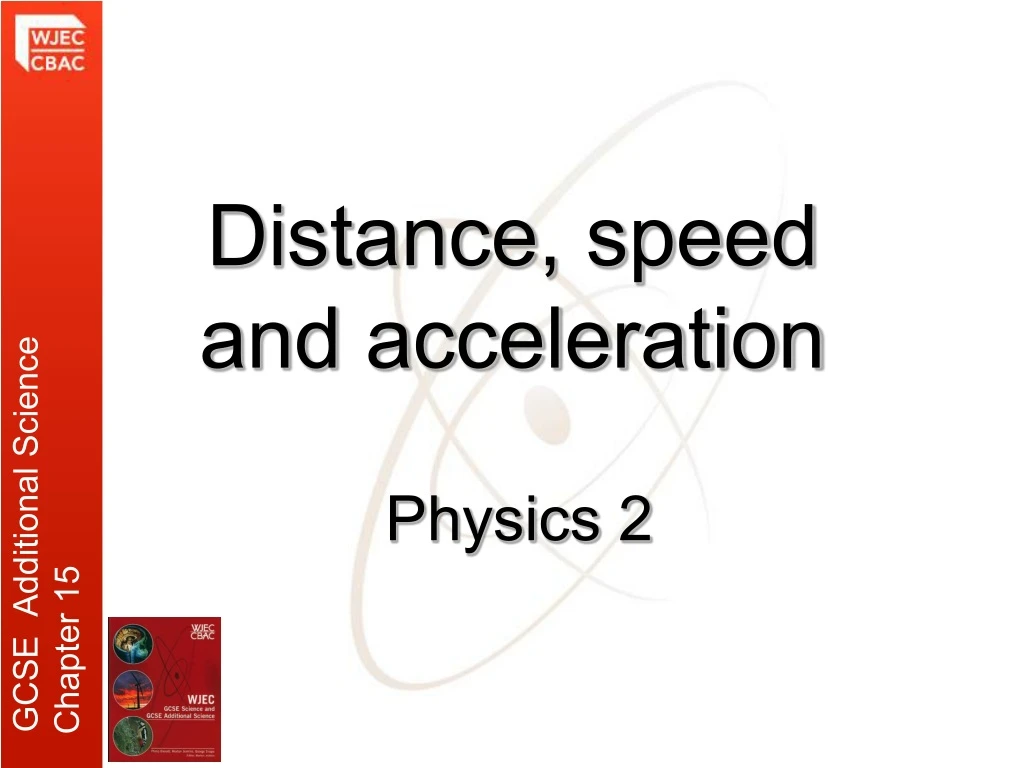 distance speed and acceleration