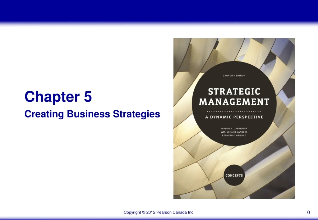 chapter 5 creating business strategies