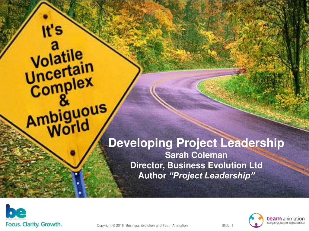 developing project leadership sarah coleman