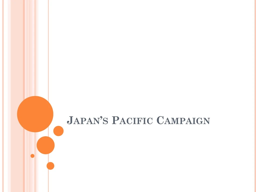 japan s pacific campaign