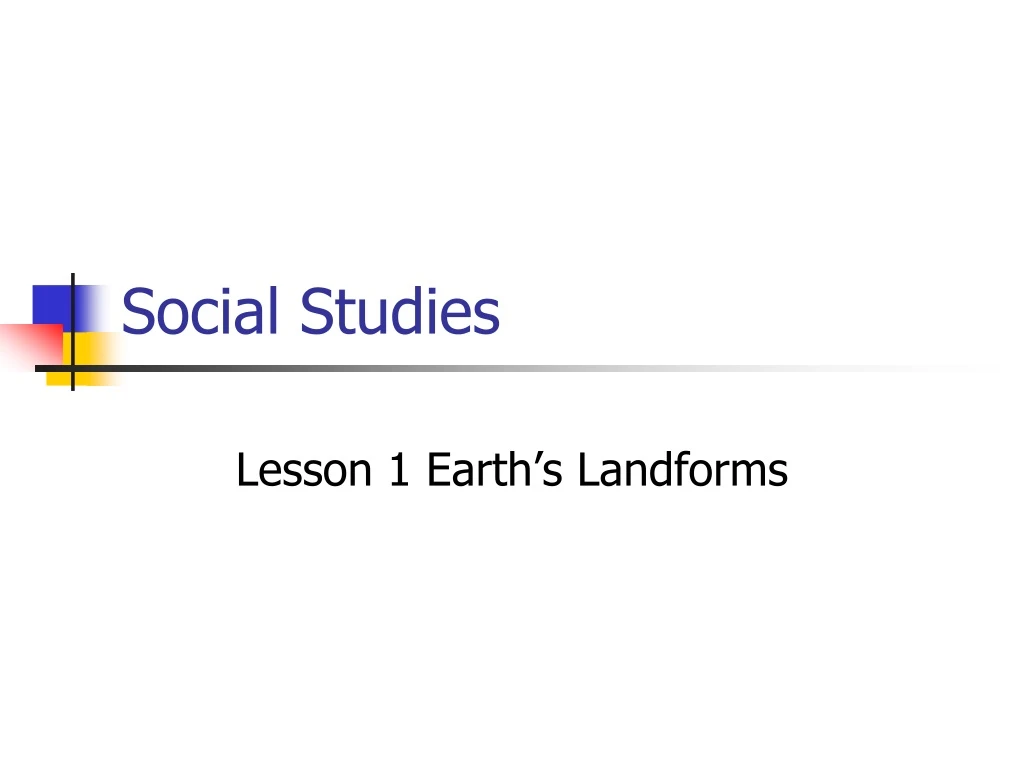 social studies